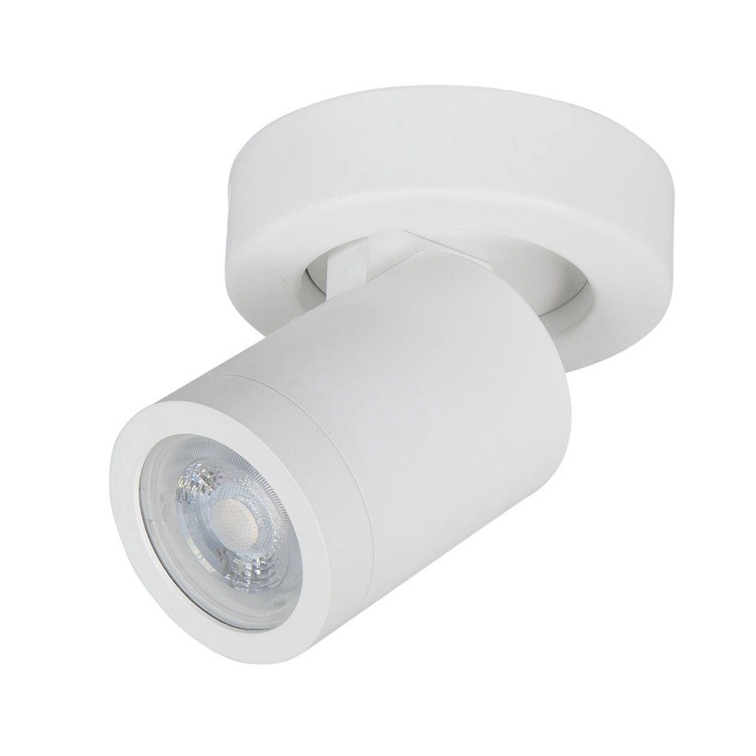 Highlight badkamer spot Oliver 1L rond IP44 - wit