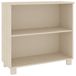 vidaXL Dressoir HAMAR 85x35x80 cm bois de pin massif miel brun