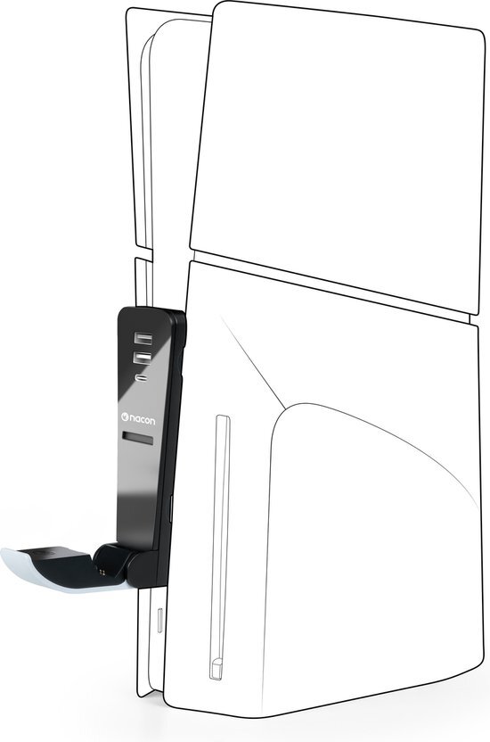 Nacon - PS5 Slim oplaad pad met USB Hub
