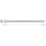 METZGER Flexible de frein 4110802