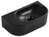 QeramiQ Blend fontein - 40x22x12cm - zonder kraangat - zonder overloop - mat zwart