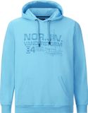 Jan Vanderstorm heren Sweatshirt - 64/66 - turquoise - Plus Size