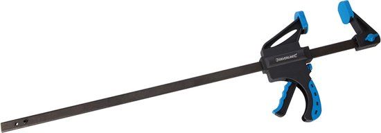 Silverline Heavy Duty snelspanklem - 600 mm - Rood/Zwart