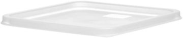 HENDI Voedselcontainerdeksel - Polypropyleen - Transparant - 23,5x23,5 cm