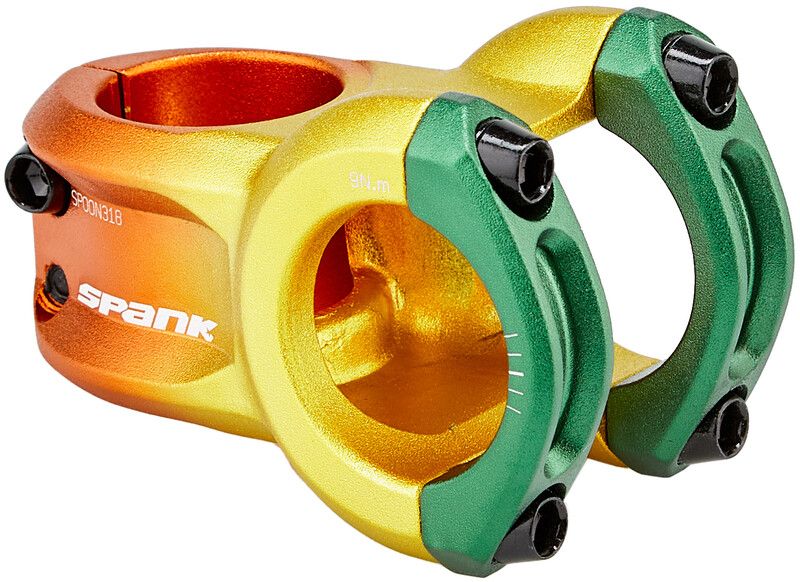 Spank Spoon 318 Stuurpen Ø31,8mm Rasta Editie - Bont