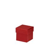 Rössler Geschenkdoos met deksel 65x65x65 mm Rood