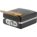 DOMO DO9275W Wafelijzer, dubbel wafelijzer voor Belgische wafels, antiaanbaklaag, 1400 W, inky black