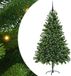 vidaXL Sapin de Noël avec 300 LED avec pied Vert 180 cm PE