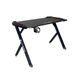 Oversteel - Vitallium Gaming Tafel 120x60x75 cm, RGB LED Licht, Carbon Fiber Oppervlak, Ergonomisch, Beker- en Headsethouder, Computer Bureau, Zwart