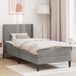 Maison Exclusive - Lit complet avec matelas, gris clair, 90 x 200 cm, velours