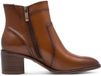 Tamaris Bottines à talon 1-25313-47 Cognac Cuir