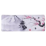 Lachineuse XXL Muismat Japanse Kersenbomen Pagode Mount Fuji 800x300x3mm