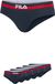 FILA - Urban Brief Gekleurde Waistband | 5-Pack | Dames Slip | Maat XL - Navy/Grijs/Wit