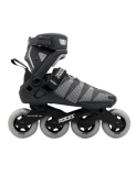 Roces R-Evo 90 Skeelers - 90mm - Softboot - Snelheid & Extra Comfort - Heel Lock & Easy Entry - ABEC-7 - Fitness Inline Skates - Heren / Dames - Zwart/Grijs - Maat 38