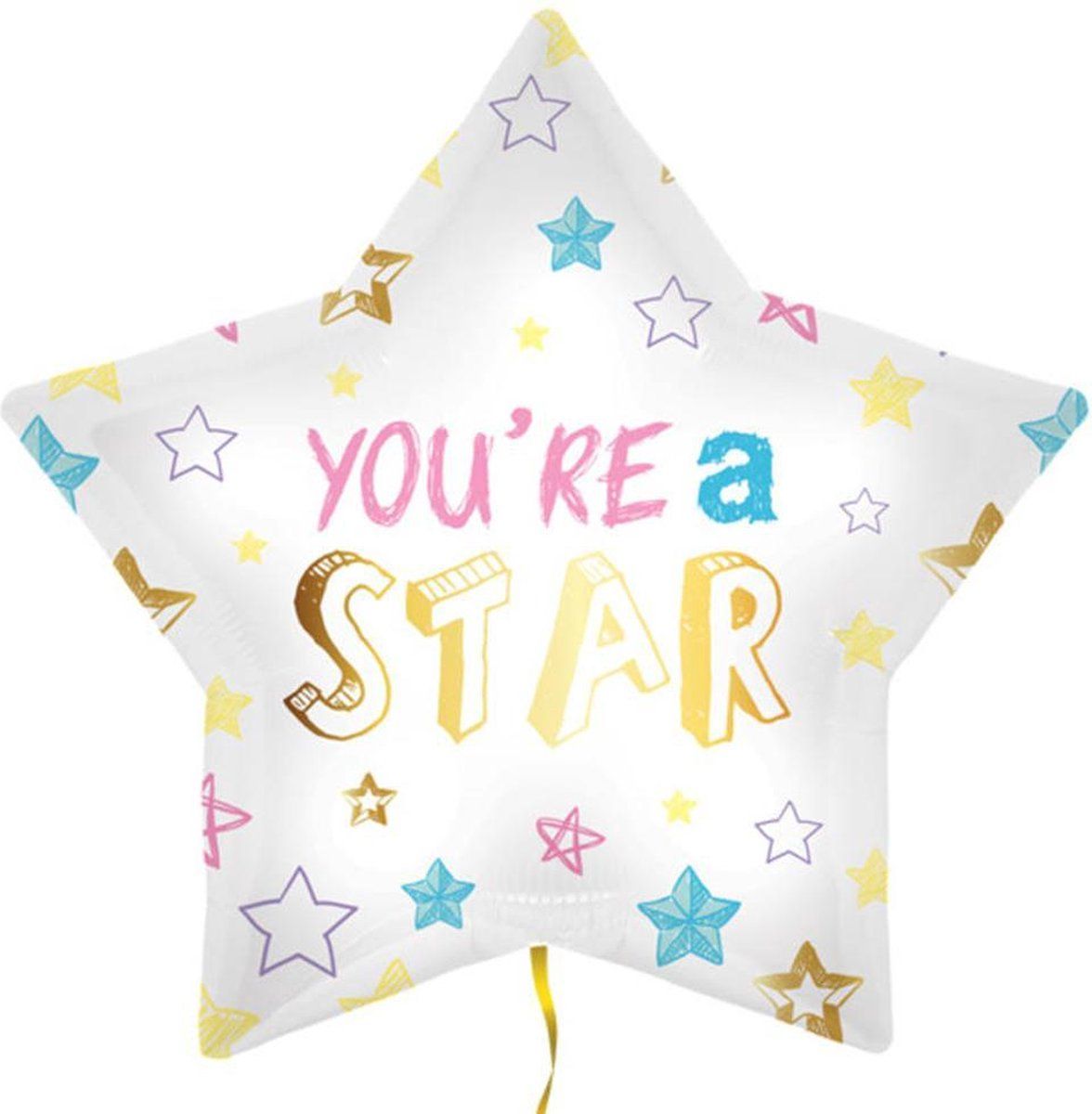 Folat Folie ballon You're a Star - 45 centimeter