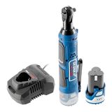 DEDRA 12V accu-slagmoersleutel DED7334, 45 Nm, met compacte kop, 2 Ah accu DED7320 en snellader DED7302