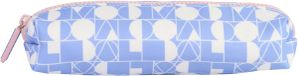Ancor Schooletui Smooth leeg rechthoekig 1-vaks blauw - AN-113280-B