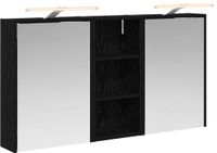 vidaXL Badkamerkastenset 3 st 116 x 16 x 62,5 cm Bewerkt hout