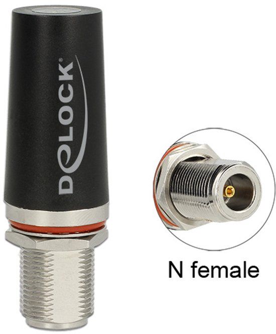 Delock LTE Antenna N Jack 3 dBi omnidirectional fixed roof mount outdoor