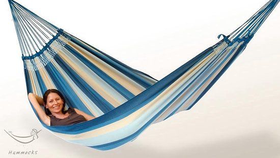 Hangmat Marina XL - Katoen - Meerkleurig - 380x165cm - 2 personen