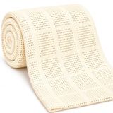 Family Bedding Crème cellulaire deken King Size | Volwassen cellulaire deken katoen | Grote bedsprei omkeerbaar lichtgewicht |Thermische zachte traditionele cellulaire deken (230 x 260 cm)