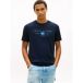 LOVE MONO STACK T-SHIRT, BLAU