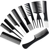 Soulima Professionele Kapperskammen - Set van 10 Stuks