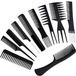 Soulima Professionele Kapperskammen - Set van 10 Stuks