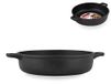 Home Granchef Home Braadpan, Antiaanbaklaag, 2 Handgrepen, Rond, Aluminium, Zwart, 28 cm