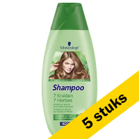 Schwarzkopf Aanbieding: 5x Schwarzkopf 7-kruiden shampoo (400 ml)