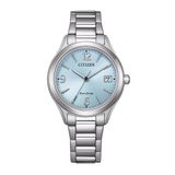 Citizen FE6121-67L Dameshorloge Eco-Drive Staal Zilverkleurig Blauw 33 mm