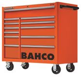 Bahco Gereedschapswagen 'classic' C75 40" met 12 lades | rood | 1100 mm x 501 mm x 50 mm - 1475KXL12RED