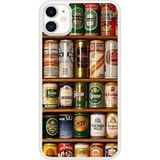 iPhone 11 Canettes bedrukt siliconen hoesje