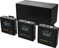7RYMS iRay DW30 Draadloze microfoon-set met On-Board recording - Zwart