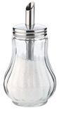 Tescoma Suikerstrooier glas en roestvrij staal 150 ml, suikerpot met deksel | Voor witte of bruine suiker, voor thuis cafés of horeca, productlijn Classic
