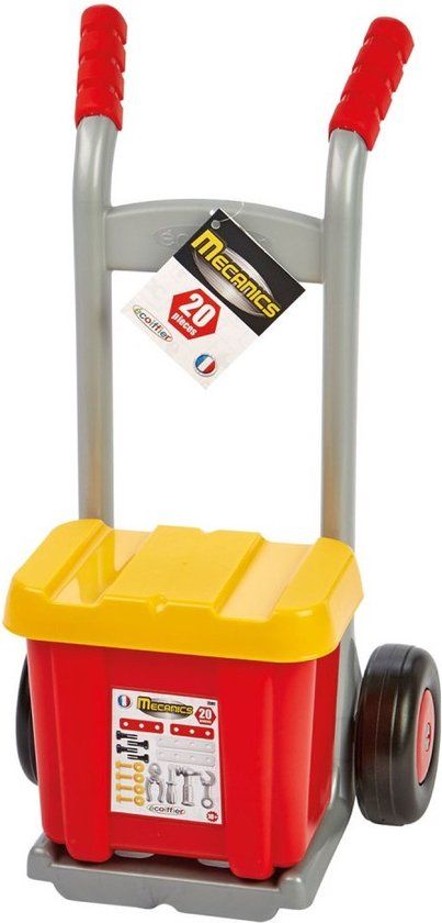 écoiffier Speelgoedgereedschapskoffer - Grijs/Rood - 1+ jaar