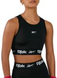 Reebok Cutout Sportbeha Zwart XS Vrouw