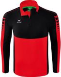 Erima Six Wings Trainingstop Heren - Zwart / Rood | Maat: L