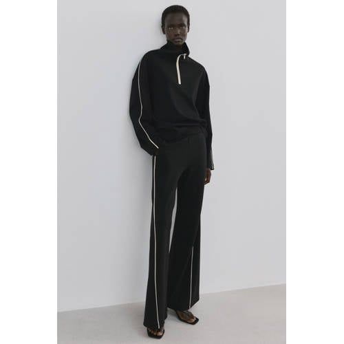 Mango Black Turtleneck Sweater