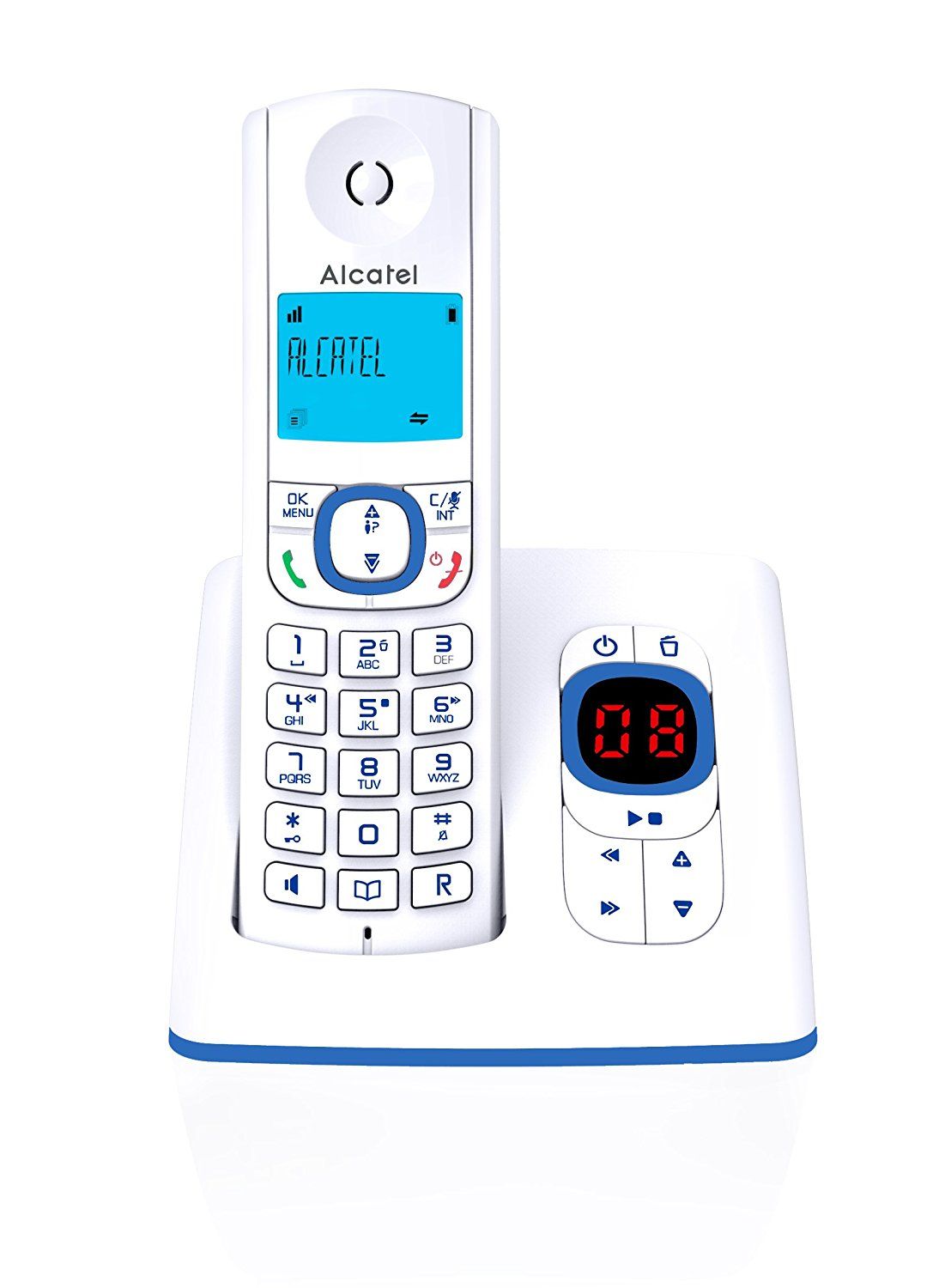 Alcatel F530 - DECT telefoon - Wit/Blauw