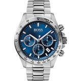 BOSS HERO Montre Homme HB1513755 - Chronographe - Bleu/Argenté - Ø 43 mm