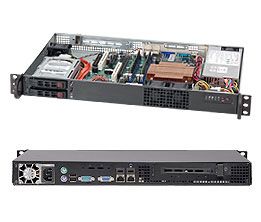 Supermicro SuperChassis 510T-203B - Computerbehuizingen - Zwart