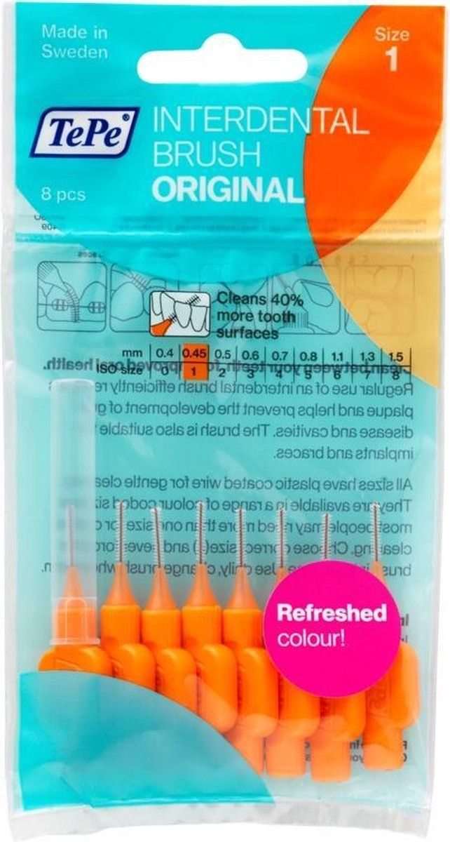 TePe Interdentale Ragers Original 0.45 mm – 8 stuks