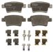 TRW GDB1692 Set van 4 remblokken voor Citroën C4 Picasso I grote maat (UD_) 2006-2015 achteras en andere voertuigen