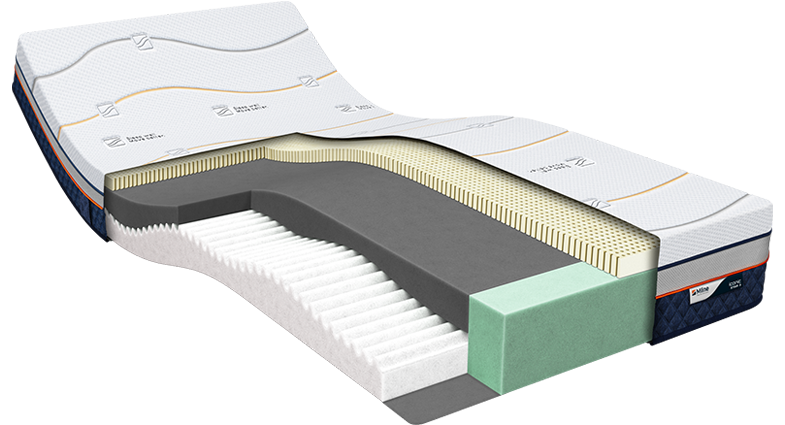 M line Iconic Star 3 Latex matras 80 x 210 x 22 cm - tot 140 kg 210 x 80 cm