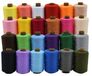 24 fils de polyester colorés pour travaux à la main et à la machine