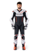 Alpinestars Combinaison En Cuir GP-R7 1 Pièce Blanc Noir Rouge Fluo, Taille: 46