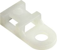 TRU COMPONENTS Bevestigingssokkel Schroefbaar TC-6645712 Natuur 100 stuk(s)