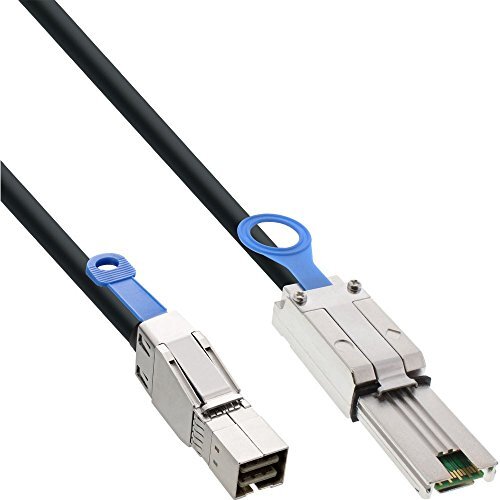 Inline 27639B externe Mini SAS HD kabel (SFF-8644 op SFF-8088, 6Gb/s, 1m)