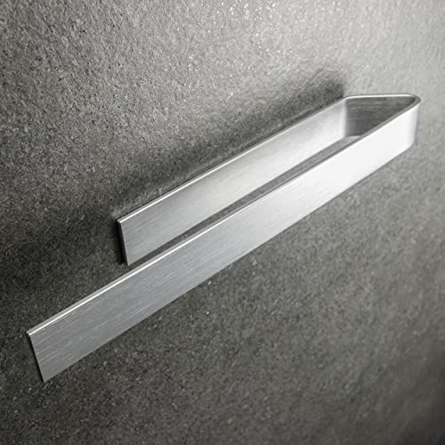 Designfabrik Hamburg Handdoekhouder - 40cm - Zilvergrijs - Zelfklevend